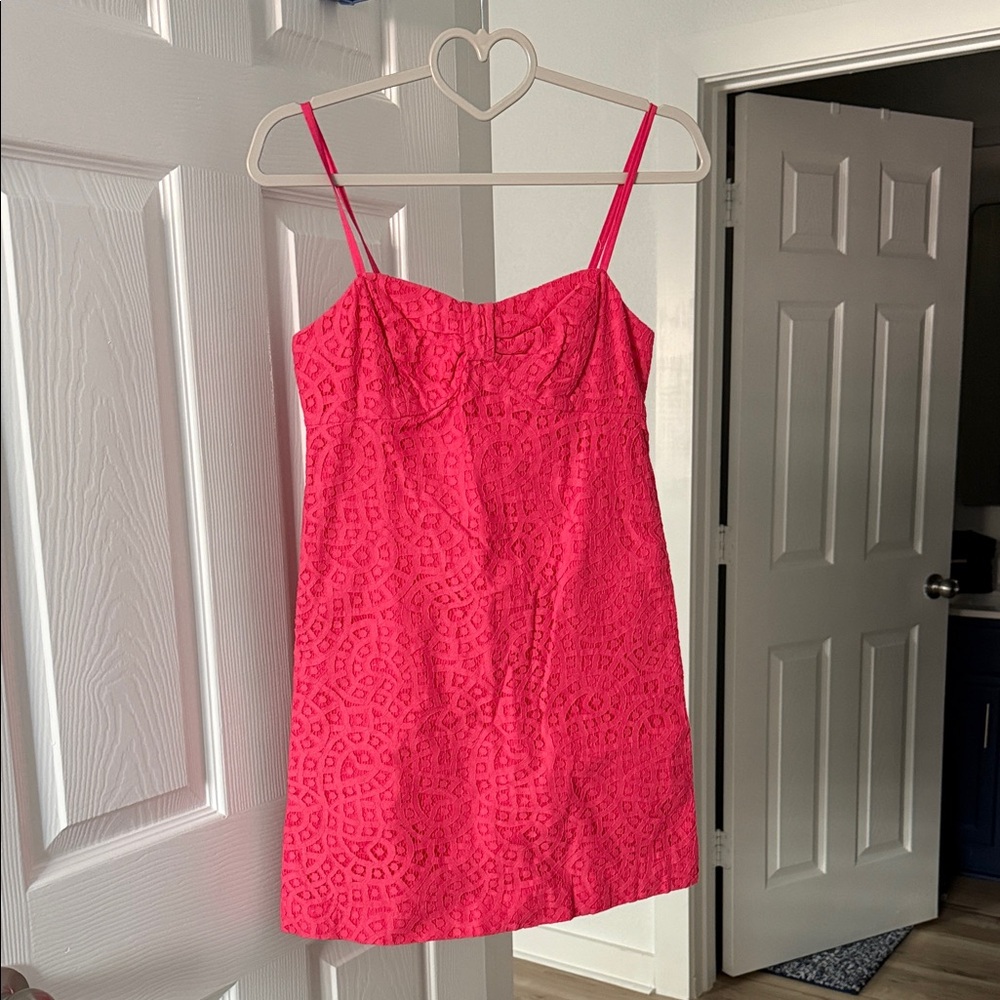 Lilly Pulitzer Karina Coral Pink Dress
